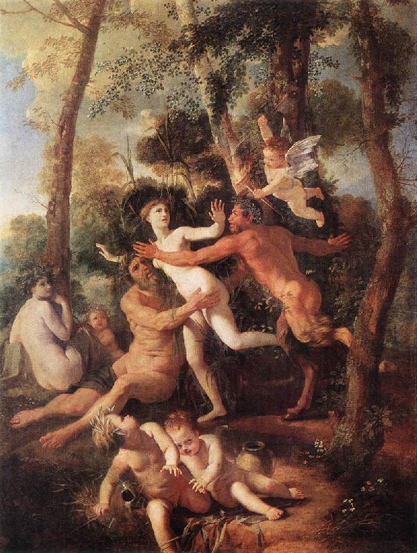 POUSSIN, Nicolas Pan and Syrinx fh